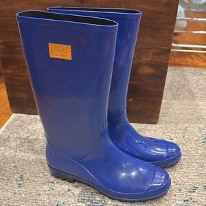 Nicole Miller Blue Rainboots